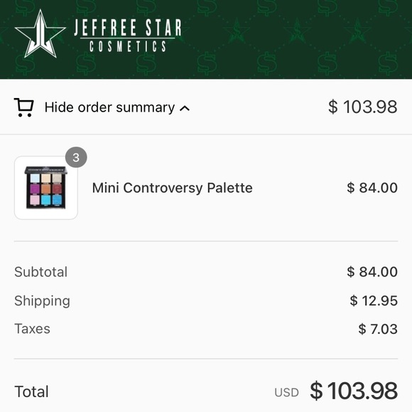 🆕 JEFFREE STAR COSMETICS OG MINI CONTROVERSY 🎨 - Picture 7 of 8